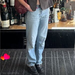 Madewell Light Blue Straight Leg Jeans